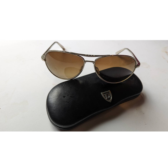 VINTAGE DITA Flight Titanium Sunglasses GOLD Rims Unisex JAPAN - Picture 2 of 12